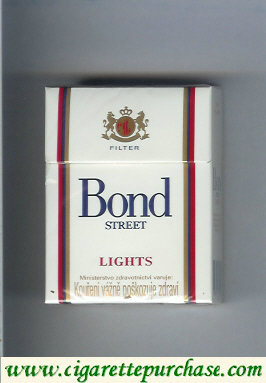 Bond Street Lights cigarettes short USA